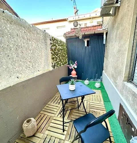 Jolie 2 Pieces Avec Terrasse Au Centre-ville, Proche Gare Apartamento *